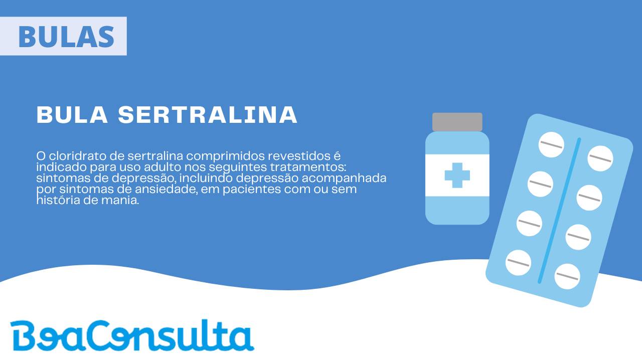 Bula do Cloridrato de Sertralina.